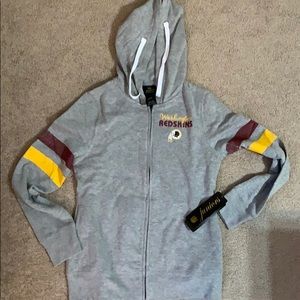 Juniors Full Zip Washington Redskins Sweatshirt